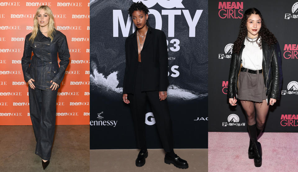 Reneé Rapp, Willow Smith, Emely Moreno, Gen Z, fashion, Gen Z style, TikTok, 2023 fashion, celebrity style, celebrity red carpet