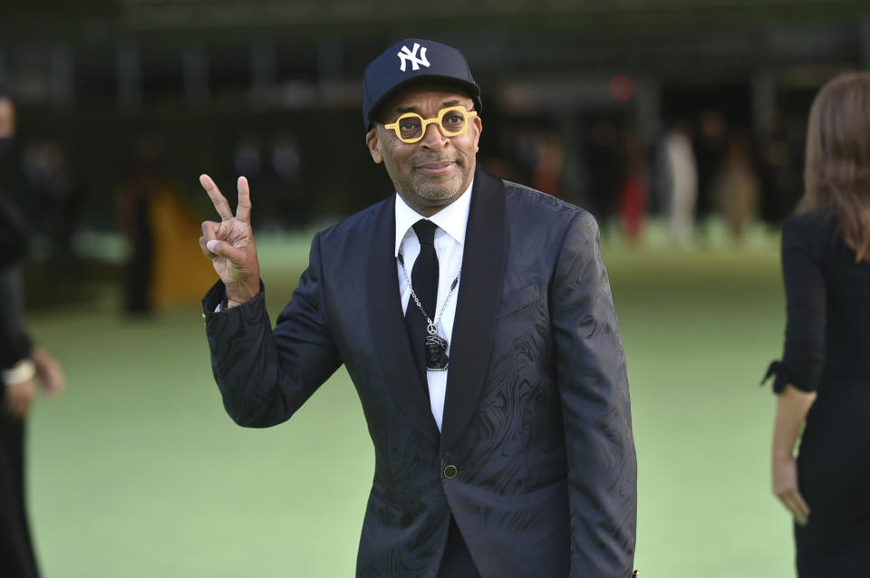 Spike Lee arrives at the Academy Museum of Motion Pictures Gala on Saturday, Sept. 25, 2021, in Los Angeles. (Photo by Richard Shotwell/Invision/AP)