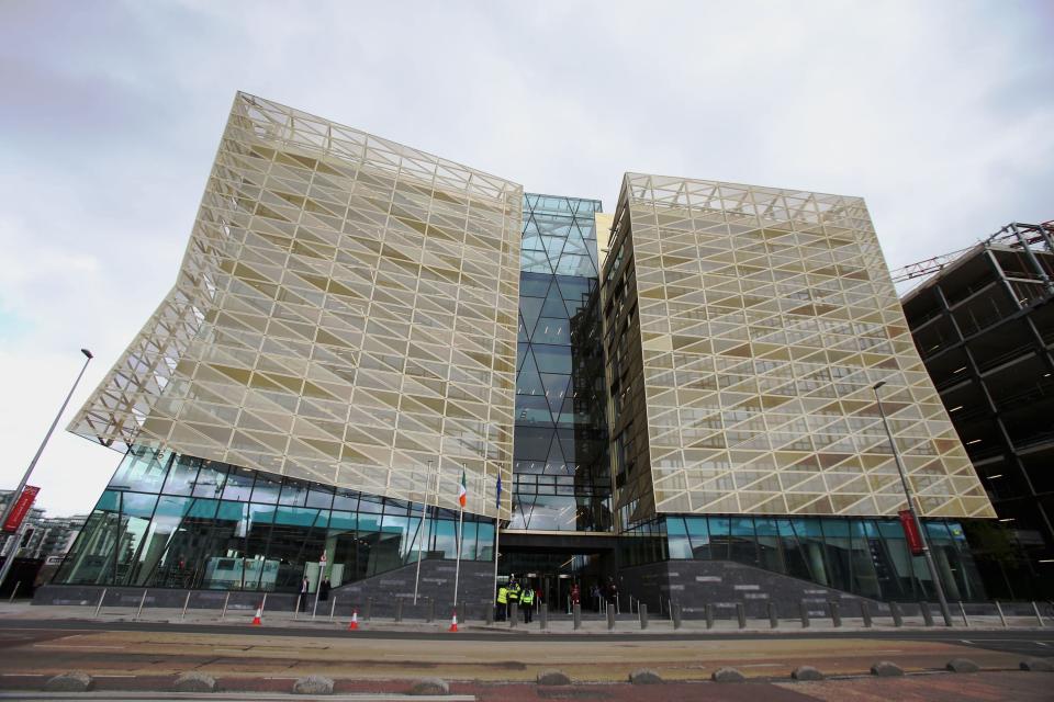 A view of Central Bank of Ireland's new Dublin Docklands headquarters, which was officially opened by Finance Minister Michael Noonan and Governor of the Central Bank of Ireland Philip Lane.