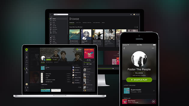 Spotify's new design is cleaner, darker and puts the focus on content |  Engadget