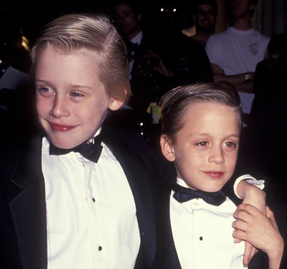 Macaulay and Kieran Culkin at the fifth annual American Comedy Awards back in 1991, just months after the release of the blockbuster hit "Home Alone." (Photo: Ron Galella via Getty Images)