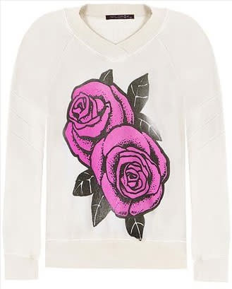 Wildfox Couture Roses Gidget Sweatshirt - $108.00