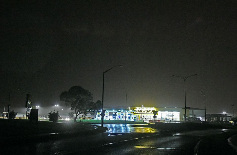 Napier has seen heavy rain during the storm. Photo: Getty.