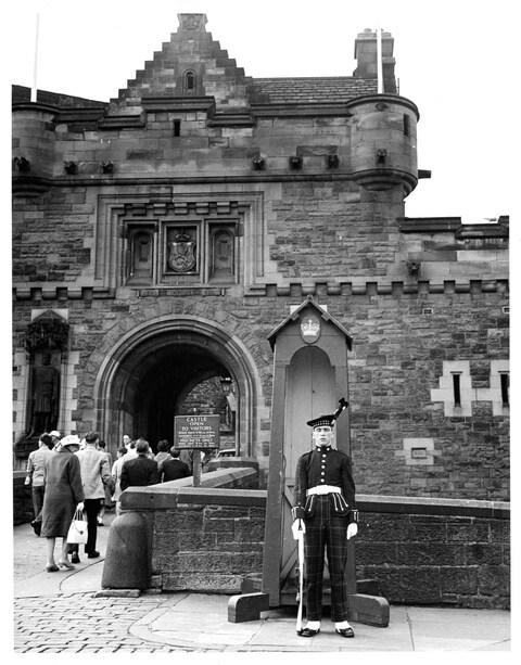 On guard at Edinburgh Castle - Credit: 2013 Getty Images/Lionel Green