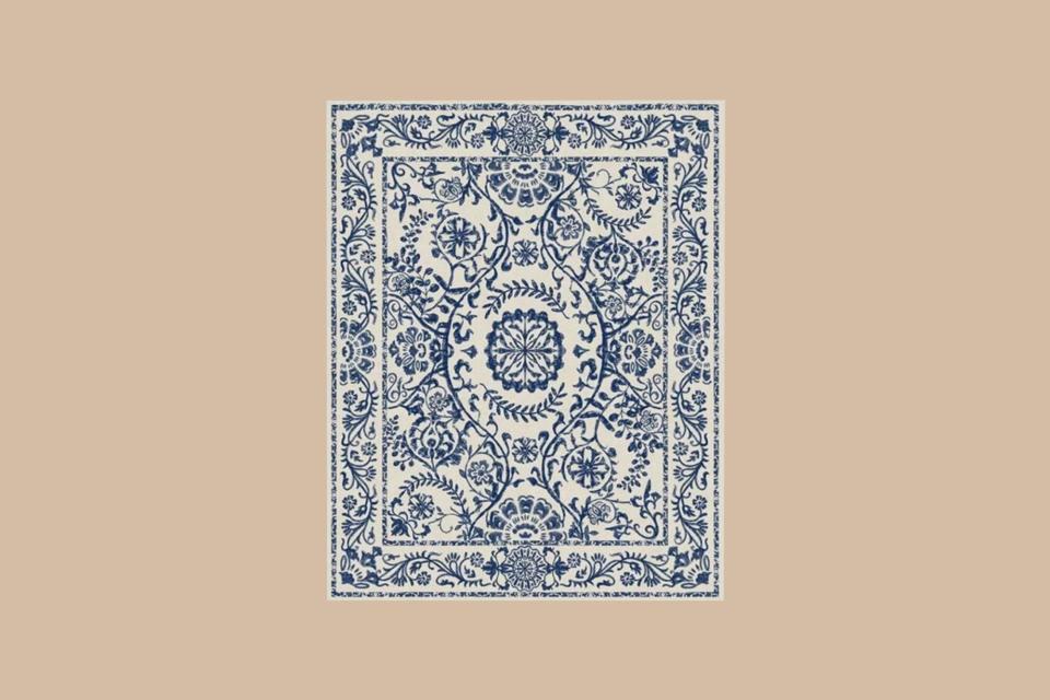 Ruggable "Delphina Delft" Blue Rug