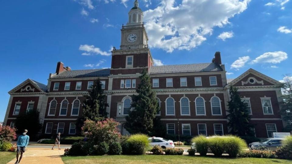 Photograph of Howard University campus.