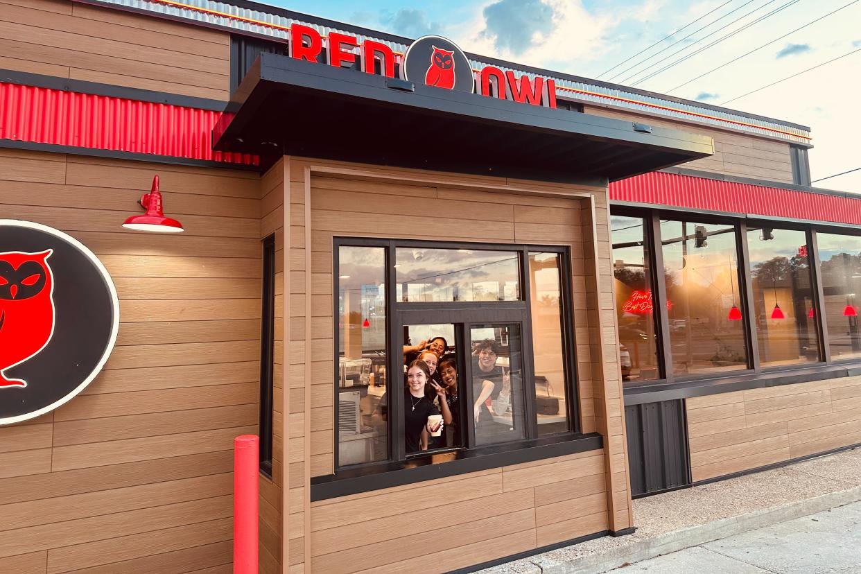 Red Owl Coffee Company's new drive-thru coffee shop, at 208 Blanding Blvd. in Orange Park, is the first in Florida from the South Georgia company.