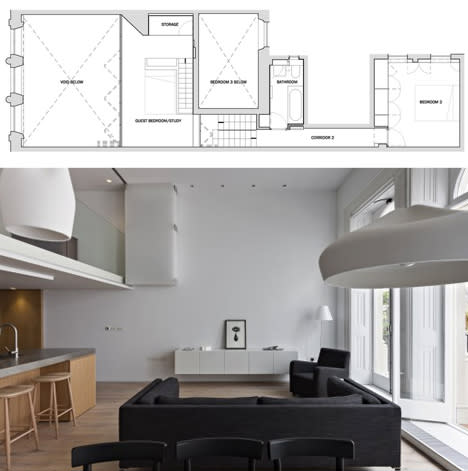 loft plan living room