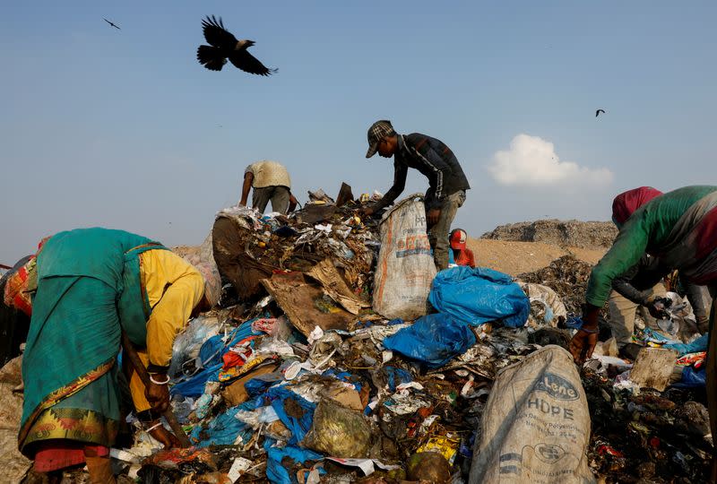 The Wider Image: "Fear will not fill our bellies": why Indian scavengers risk their lives amid coronavirus debris