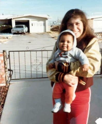 Baby Candace and her mom in El Paso, Texas, circa 1984. (Photo: Candace Valenzuela)