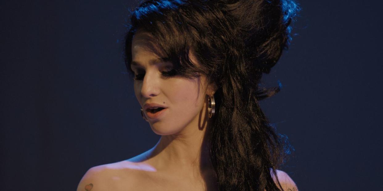 marisa abela as amy winehouse, back to black