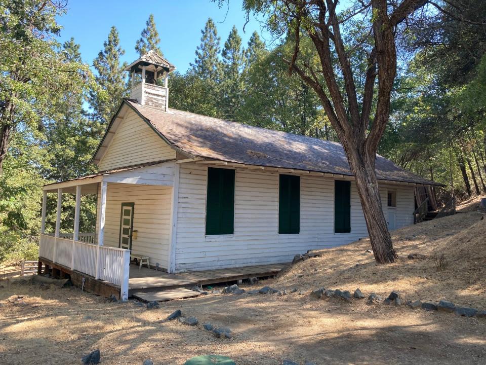 Fiddletown School, built 1862, is being renovated by the historical society.