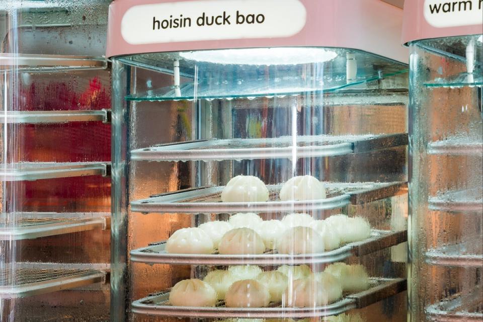 Hoisin duck bao at Itsu (Backdrop_Productions)