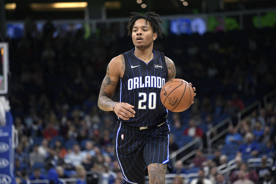 Magic guard Markelle Fultz (20) might be the valuable contributor the Orlando Magic hoped he'd be. (AP Photo/Phelan M. Ebenhack)