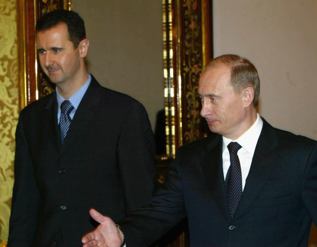 Vladimir Putin and Bashar al-Assad