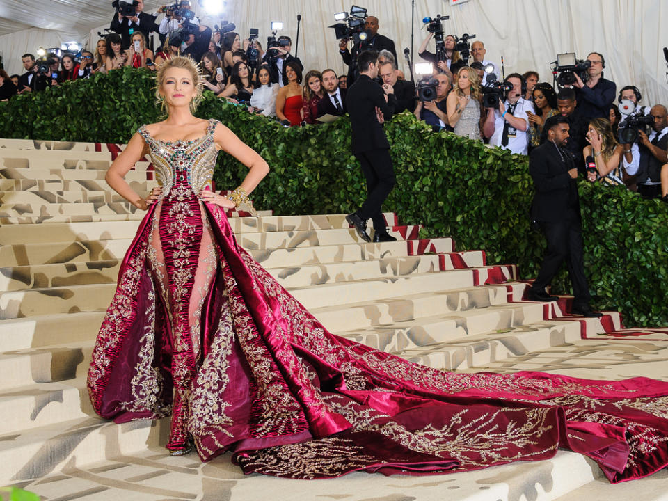 Schauspielerin Blake Lively auf der Met Gala 2018. (Bild: Sky Cinema / Shutterstock.com)