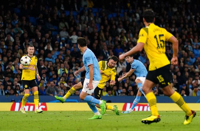 John Stones lets fly to bring Manchester City level