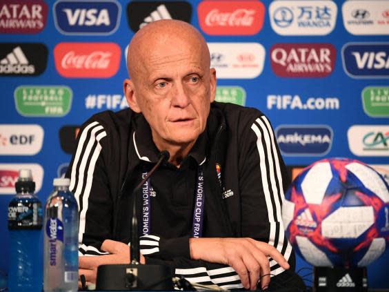 Pierluigi Collina, chairman of Fifa's referees' committee, wants universal use of VAR (AFP/Getty)