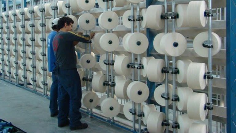 La industria textil está en baja