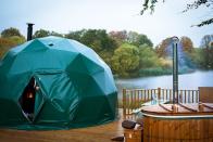 <p>Staying overnight in a dome never gets boring, no matter where you are. This off-grid geodesic dome, which has its own hot-tub, is definitely worth checking into if you're on the hunt for something unique. You'll love the fire pit and decking area — perfect for unwinding after dinner. </p><p><a class="link " href="https://go.redirectingat.com?id=127X1599956&url=https%3A%2F%2Fwww.airbnb.co.uk%2Frooms%2F27039807&sref=https%3A%2F%2Fwww.housebeautiful.com%2Fuk%2Flifestyle%2Fproperty%2Fg33805744%2Fairbnb-quirky-listings-uk%2F" rel="nofollow noopener" target="_blank" data-ylk="slk:BOOK NOW;elm:context_link;itc:0;sec:content-canvas">BOOK NOW</a></p>