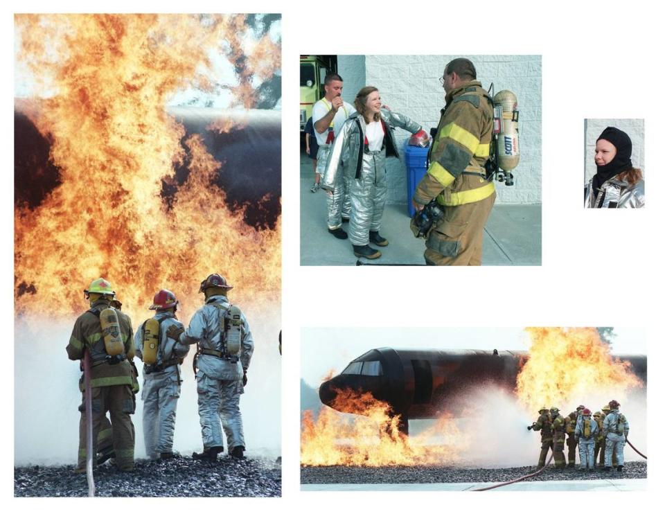 Karla Ward covered an assignment on firefighter training as an intern at the Lexington Herald-Leader.