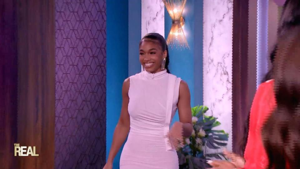 Lori Harvey on “The Real,” Sept. 20. - Credit: Courtesy of The Real