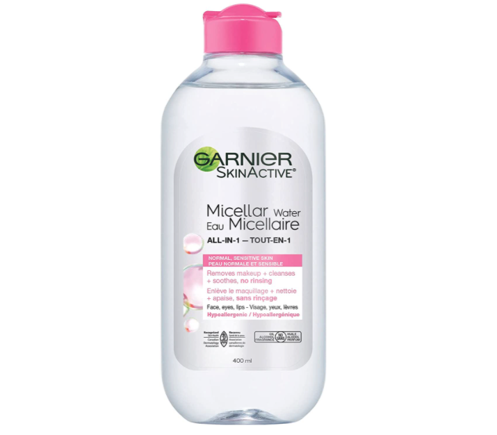 GARNIER Micellar All-in-1 Cleansing Water. Image via Amazon.