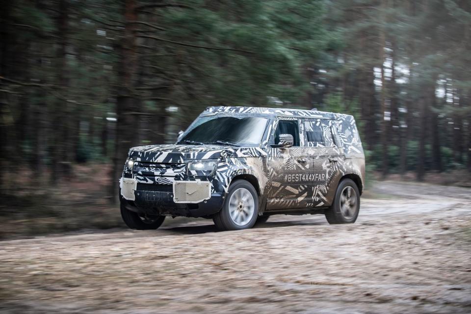 View Photos of the 2020 Land Rover Defender Prototype