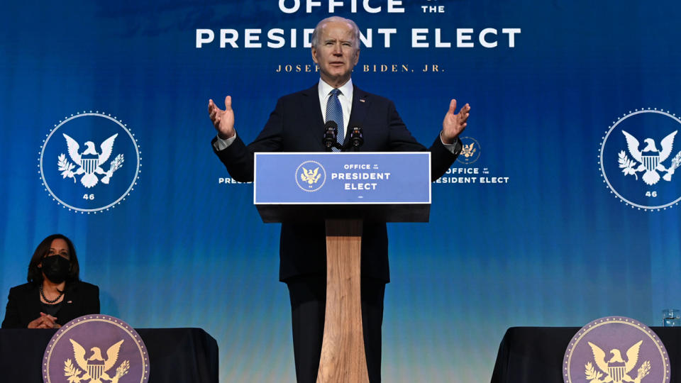 Joe Biden and Kamala Harris