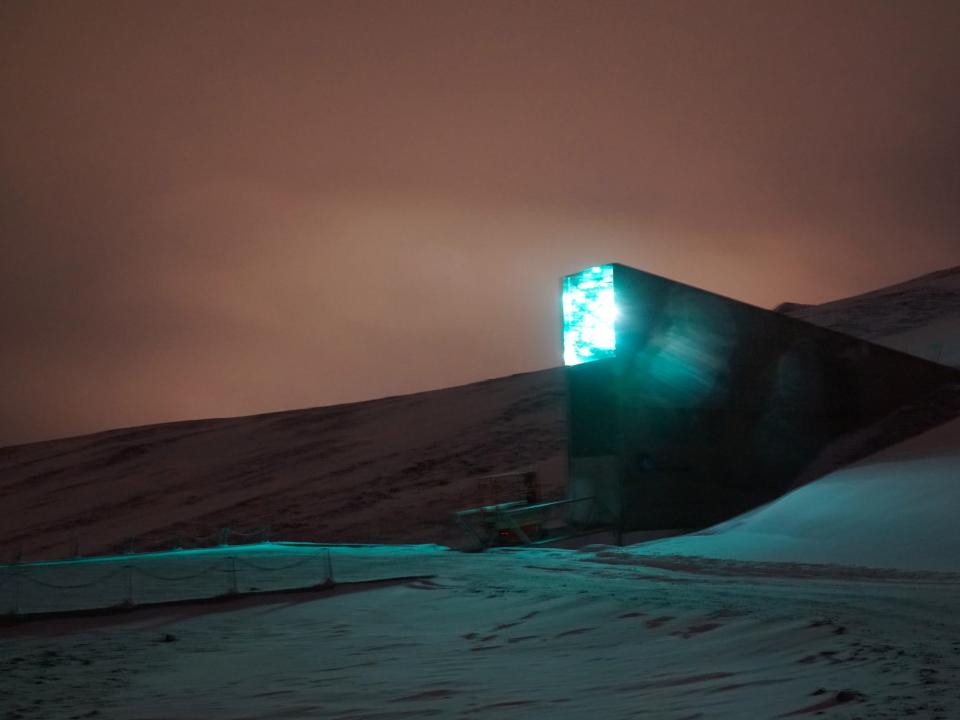 Svalbard seed vault bank