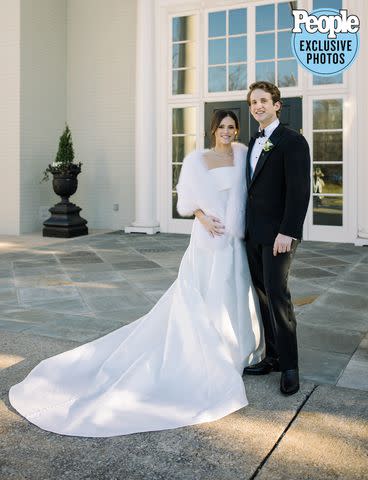 <p>Leah Margulies Photography</p> Ford Garrard and Taylor Davis on their wedding day