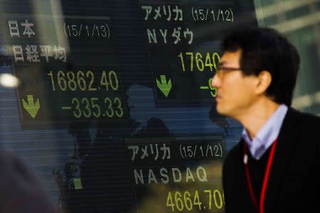 Asian shares fall