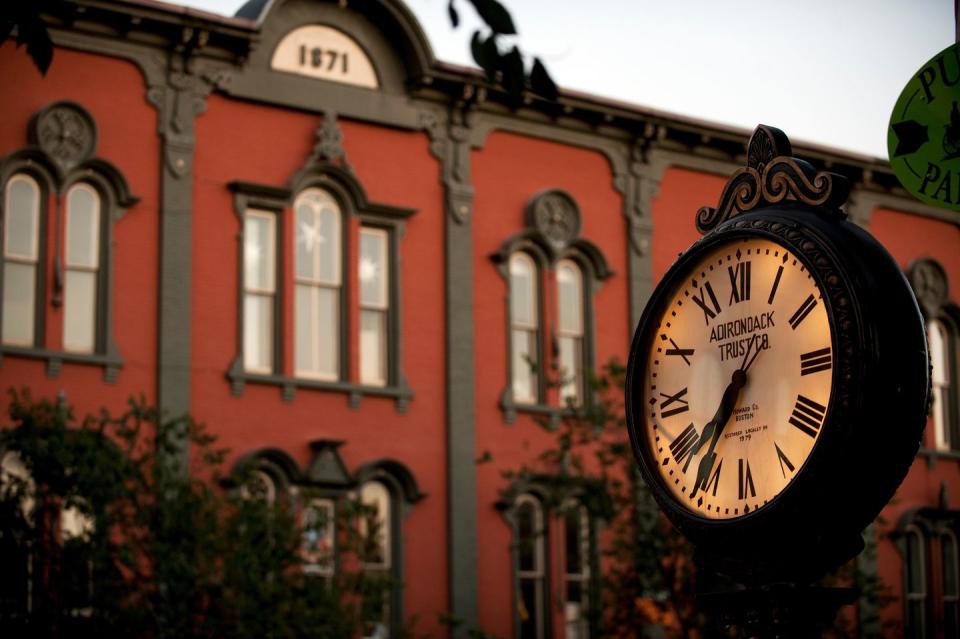 Broadway in Saratoga Springs, New York