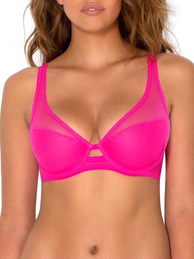 Ice Spice Serves Major Y2k Vibes in Exposed Neon Pink Bra and