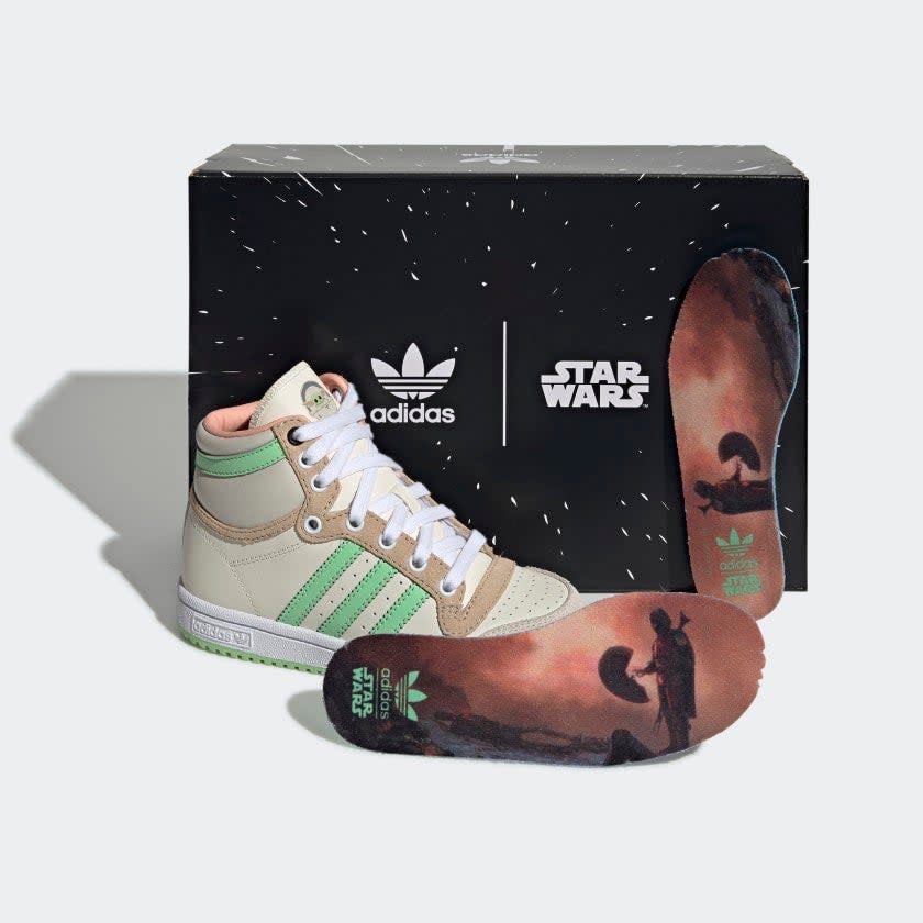 Adidas Baby Yoda trainers (Image courtesy of adidas)