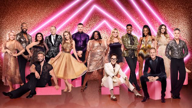 The celebrity cast of Strictly Come Dancing 2021 (Photo: Ray Burmiston/BBC)