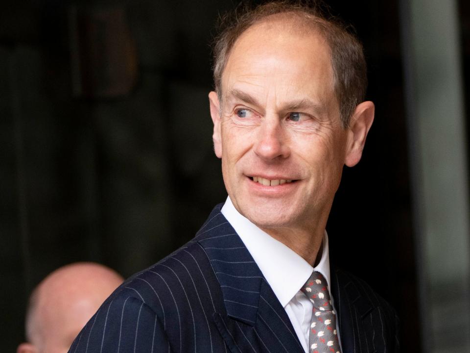 Prince Edward, the Duke of Edinburgh, attends the Commonwealth Day Service at Westminster Abbey on March 13, 2023, in London.