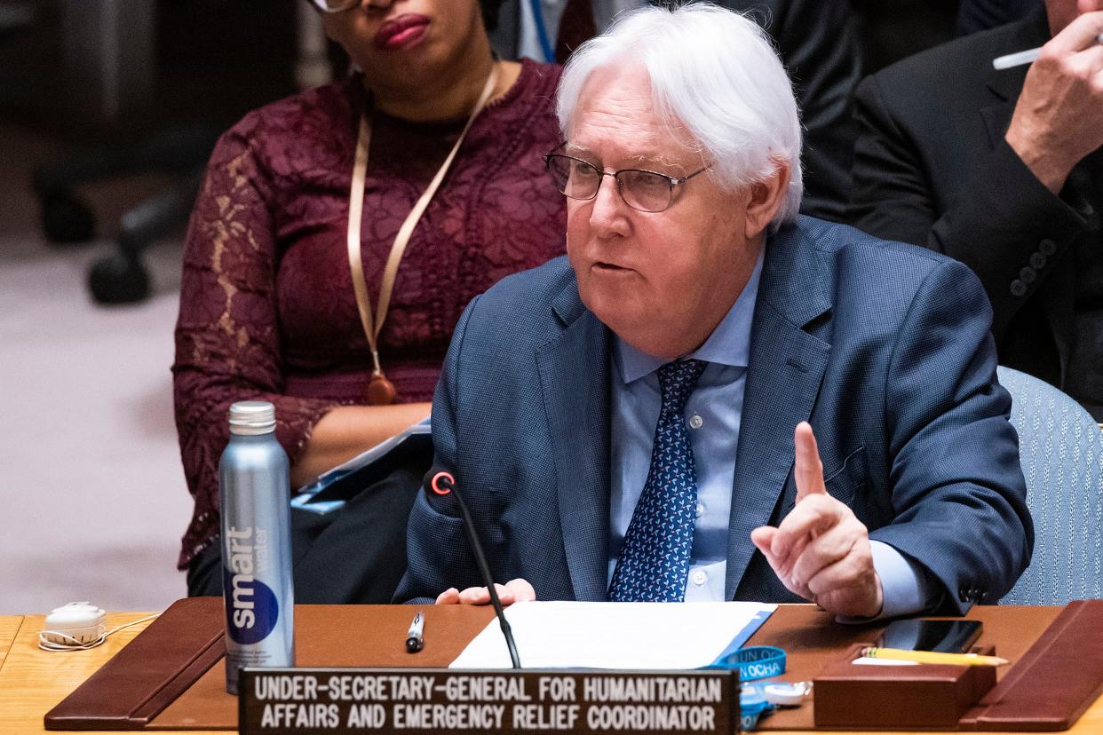 Under-Secretary-General for Humanitarian Affairs and Emergency Relief Coordinator Martin Griffiths (Copyright 2023 The Associated Press. All rights reserved.)