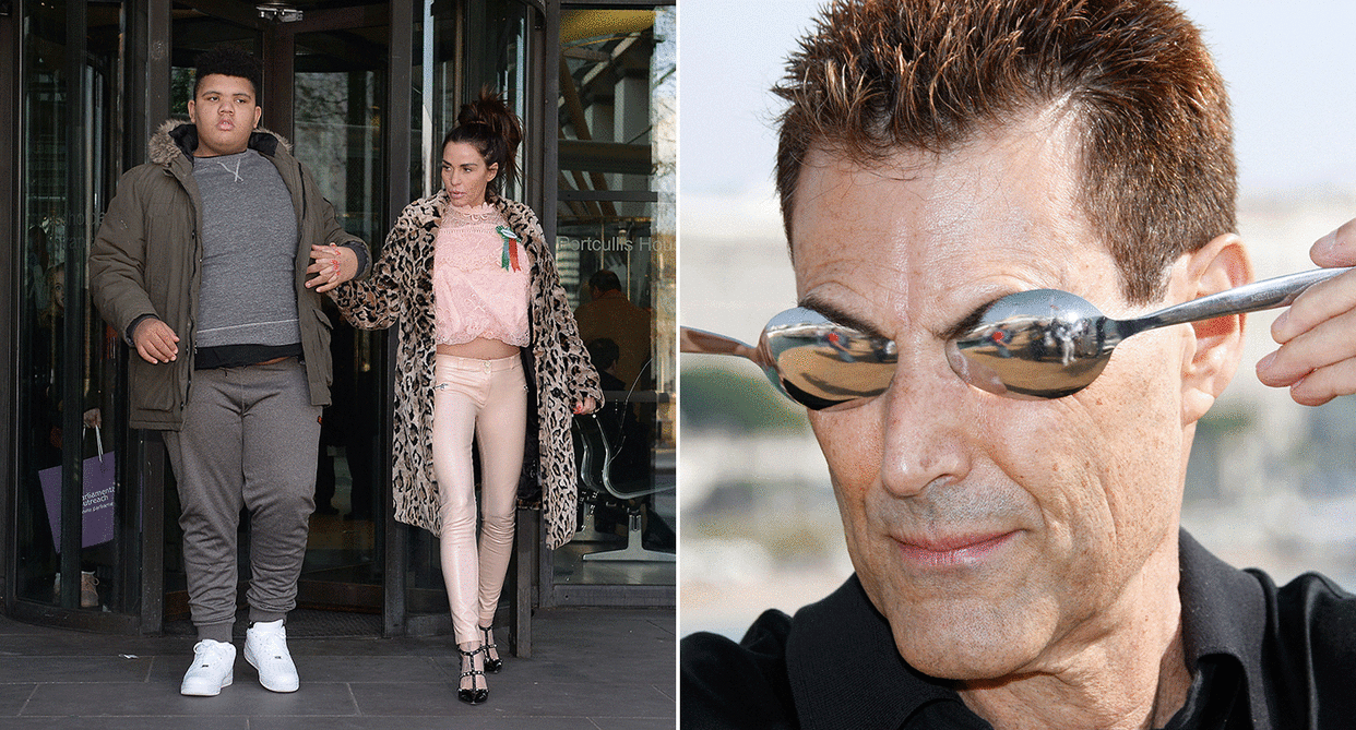 Uri Geller bent a spoon to help Katie Price's son Harvey. (Getty)