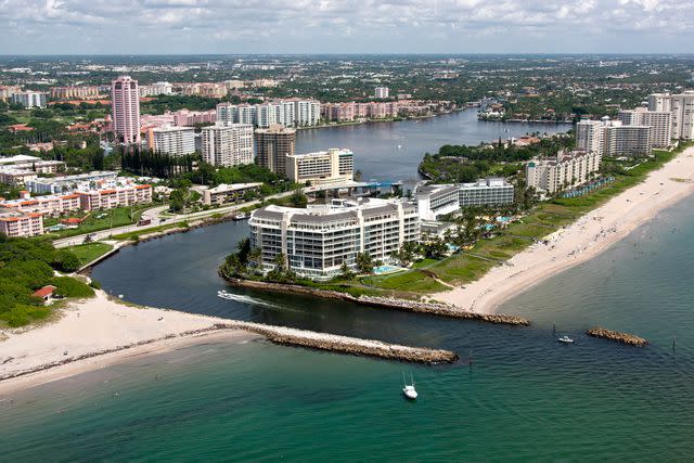 <p>Getty</p> Boca Raton inlet