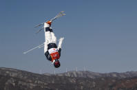 <p>PYEONGCHANG-GUN, SOUTH KOREA – FEBRUARY 08: Mogul Skier Benjamin Cavet of France trains ahead of the PyeongChang 2018 Winter Olympic Games. (Getty Images) </p>