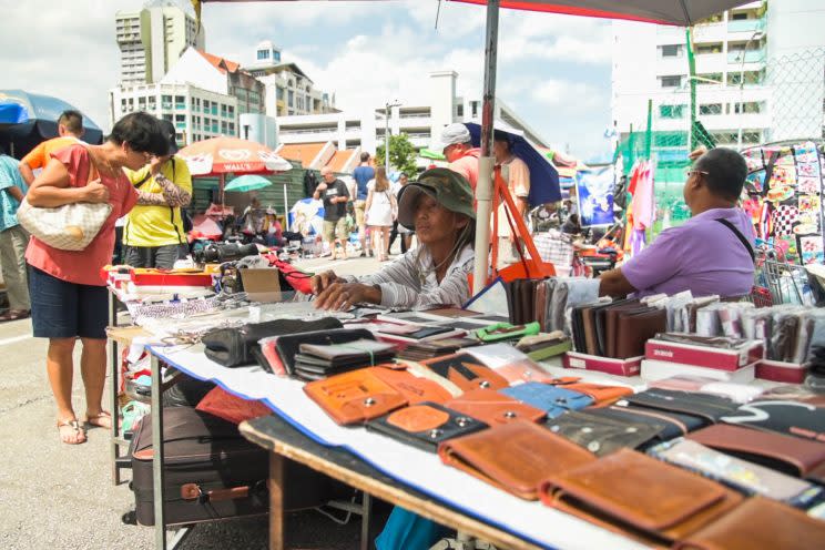 Lai Ah Fen, a vendor at Sungei Road flea market, said she is ready to move after the closure of the market on 10 July. (PHOTO: Stefanus Ian / Yahoo Singapore)