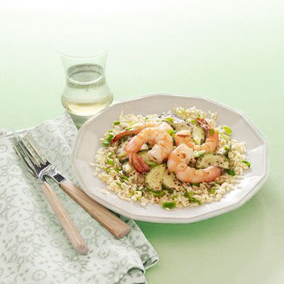 Shrimp and Zucchini Stir Fry