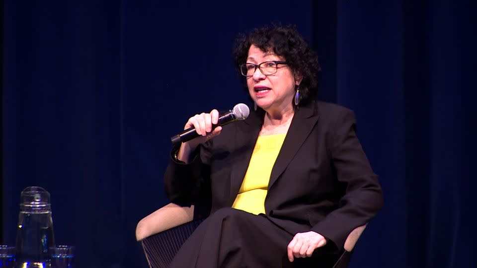 US Supreme Court Justice Sonia Sotomayor participates in a conversation with University of California Berkeley Law Dean Erwin Chemerinsky on Monday, January 29. - CNN
