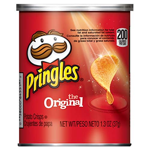 Pringles Potato Crisps Chips, Original, 1.3oz (12 Count)