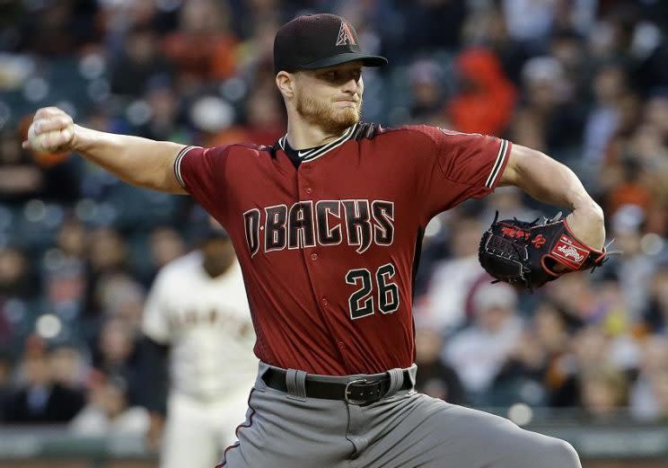 Shelby Miller is looking to make a better impression on Diamondbacks fans this season. (AP)