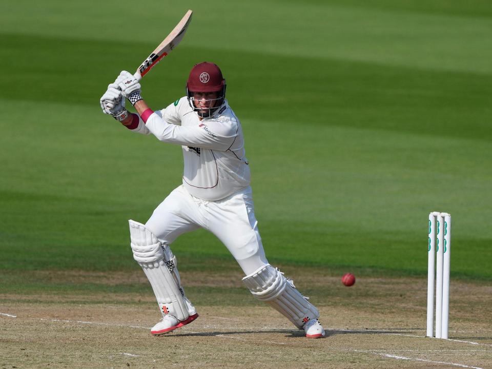 Trescothick surpassed the long-standing record of Harold Gimblett as he reached 106 in Somerset's first innings: Getty