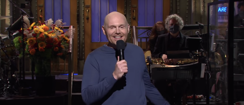 Bill Burr hosting "Saturday Night Live" on Oct. 10, 2020.