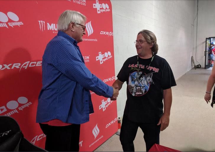 Charles Martinet y Kenny James: Imgur