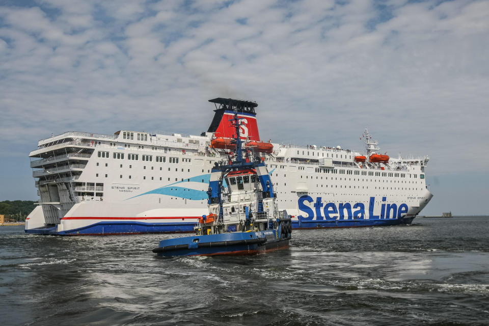 Stena Spirit ferry is seen in Gdynia, Poland on June 23, 2017. / Credit: Michal Fludra/NurPhoto via Getty Images